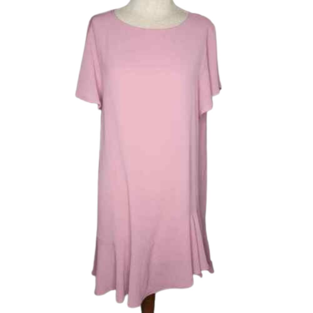 Leith Pink Short Sleeve Mini Cocktail Dress Size Medium
